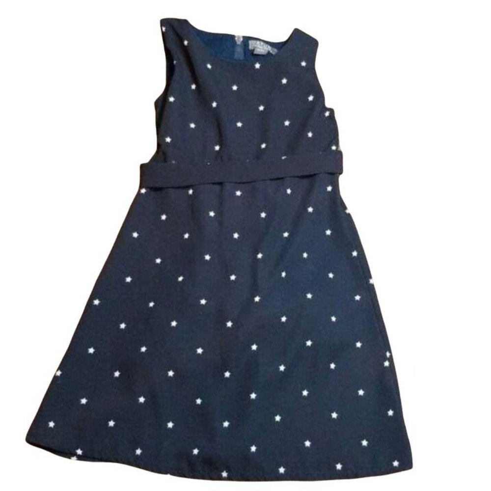 A.T.U.N. 2T/3T Toddler Girls Star Dress Navy